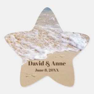 Sticker Étoile Mariage plage Starfish
