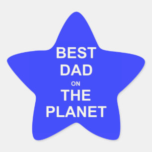 Sticker Étoile Meilleur DAD sur la planète