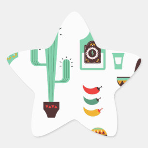 Sticker Étoile mexican mariachi