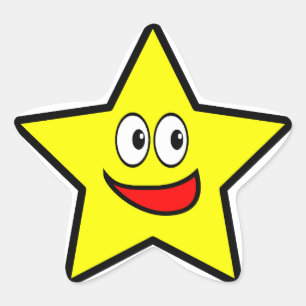 Sticker Étoile Mignonne Gold Star
