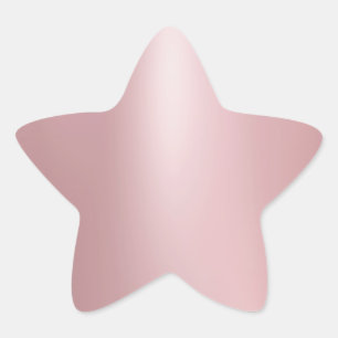 Sticker Étoile Modèle vierge élégant moderne Rose Gold Tendance