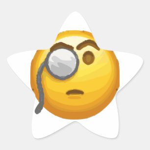 Sticker Étoile monocle émoji