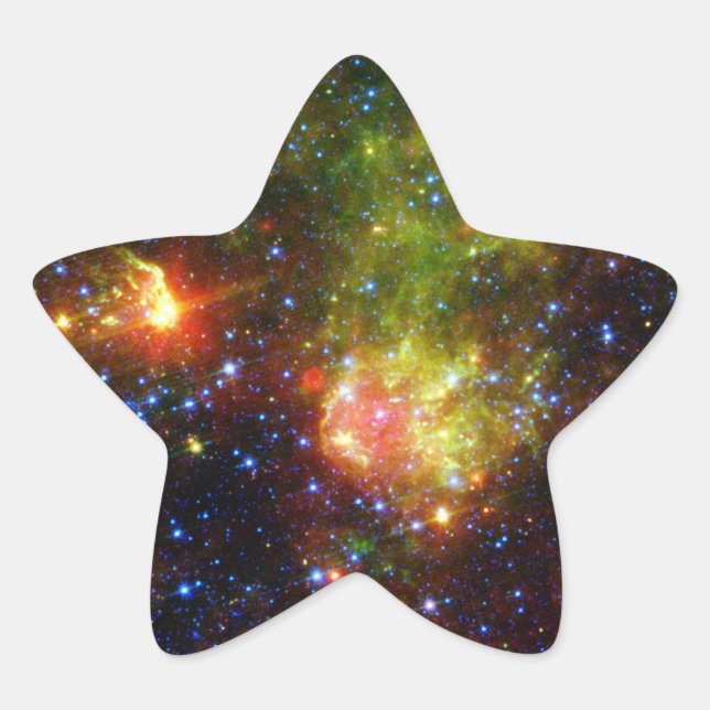 Sticker Étoile Mort de Dusty de l'étoile massive NASA (Devant)