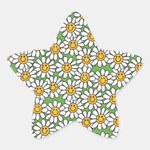 Motif Fleurs marguerites