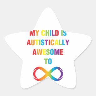 Sticker Étoile My Child Autistically