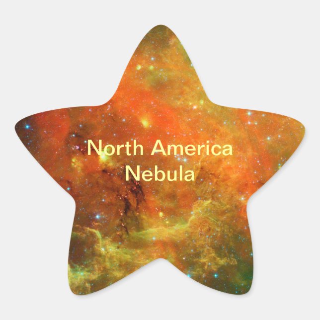 Sticker Étoile Nebula Amérique du Nord (Devant)