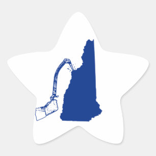 Sticker Étoile New Hampshire Ice Escalade