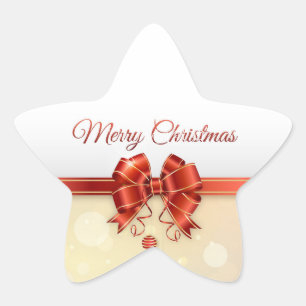 Sticker Étoile Noël