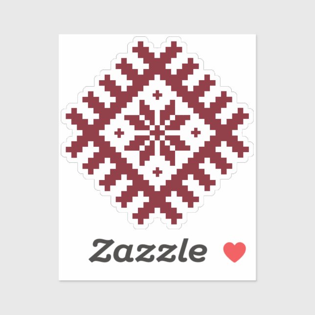 Sticker Étoile nordique (Feuille)