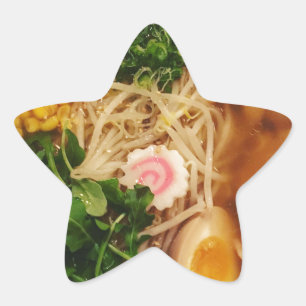 Sticker Étoile Nouilles de ramen de porc