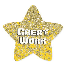 Nouveau Sparkly Encouragement Atteinte Étoile Stic