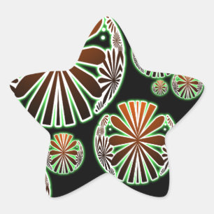 Sticker Étoile Oriental Chic Motif