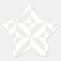 Pale Gray Geometric Deco Cube Pattern