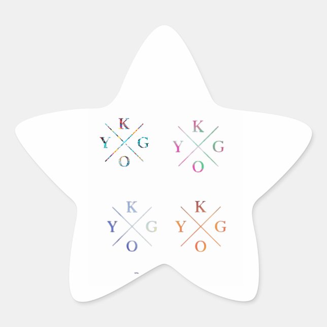 Sticker Étoile paquet tygo 4 (Devant)