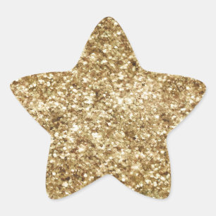 Sticker Étoile Parties scintillant Gold Confetti