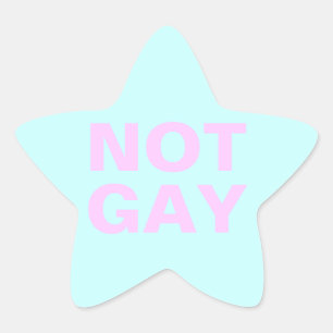 Sticker Étoile pas gay