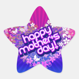 Sticker Étoile Pegatina Dia de la Madre