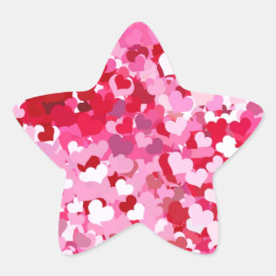 Sticker Étoile Pink Confeti