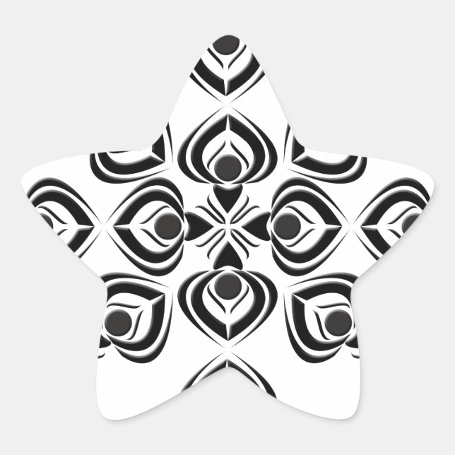 Sticker Étoile Pique (Devant)