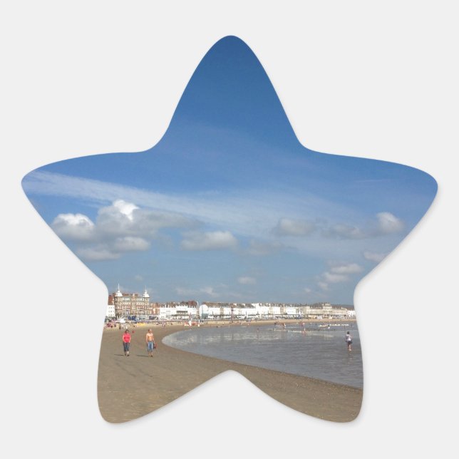 Sticker Étoile Plage de Weymouth (Devant)
