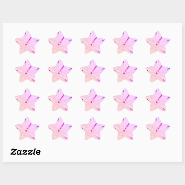 Sticker Étoile Plage Dollar Sable Rose Mignonne Tendance Côtière (Feuille)