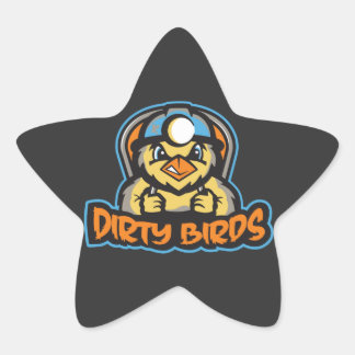 Sticker Étoile Plongez dans l'aventure avec Dirty Bird