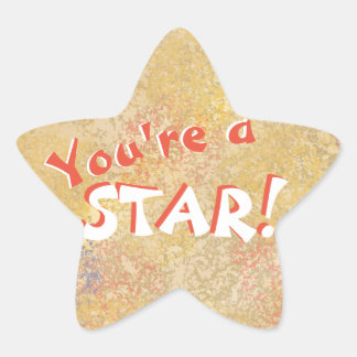 Sticker Étoile Pony Sunset Pet Star "Vous êtes une étoile !"