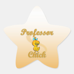 Sticker Étoile Professeur Chick