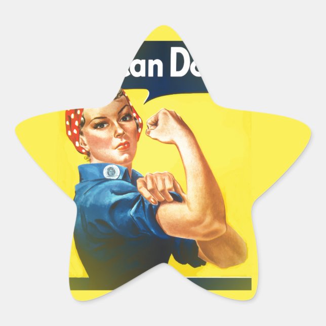 Sticker Étoile rosie (Devant)