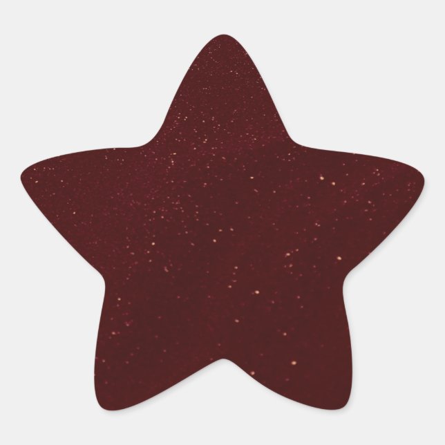 Sticker Étoile Sable Marron (Devant)