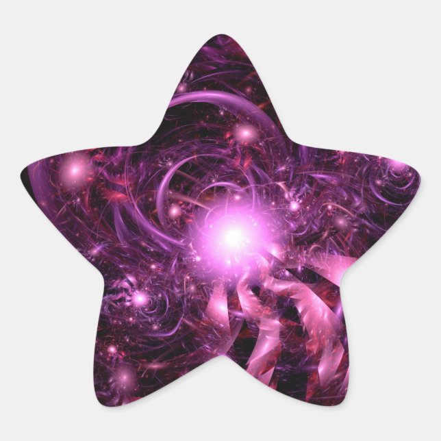 Sticker Étoile Secrets de l'univers partiellement révélés (Devant)