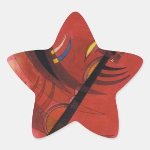 Sticker Étoile Simulation interne peinture Abstraite