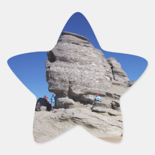 Sticker Étoile Sphinx de Bucegi Mts, Roumanie megalith cool