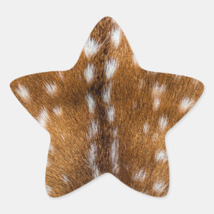 Sticker Étoile Spotted deer pour texture