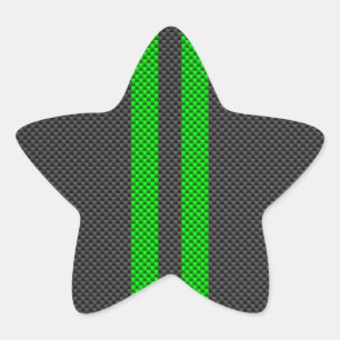 Sticker Étoile Stripes de Green Carbon