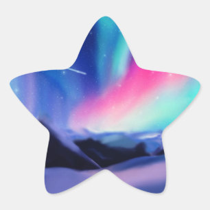 Sticker Étoile Un million de rêves - L'Aurora Borealis