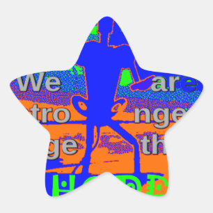 Sticker Étoile USA - Une Tapisserie patriotique
