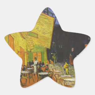 Sticker Étoile Van Gogh Cafe Terrasse Post-impressionniste