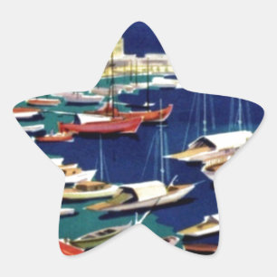 Sticker Étoile Vintage voyage Athènes Grèce
