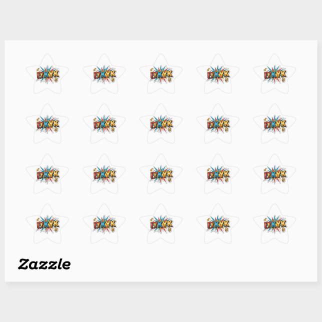 Sticker Étoile ViralVibes Collection (Feuille)
