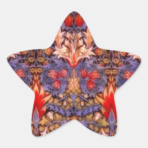 Sticker Étoile William Morris Snakeshead Vintage Floral