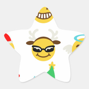 Sticker Étoile xmas émoji joyeux