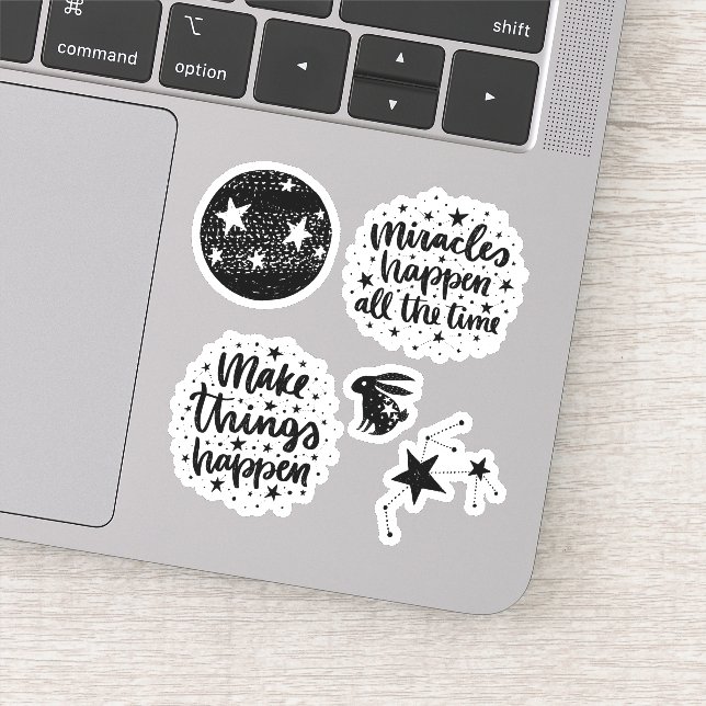 Sticker Étoiles et constellations font arriver les choses  (Détail)