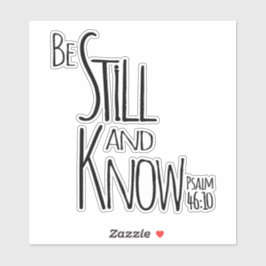 Sticker Être encore maintenant Vintatge Christian Inspirat