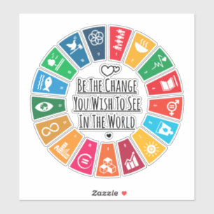 Sticker Être le changement