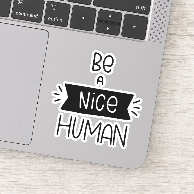 Sticker Être un homme gentil (Détail)