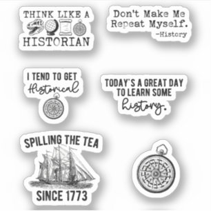 Sticker Études sociales Professeur d'histoire, Histoire