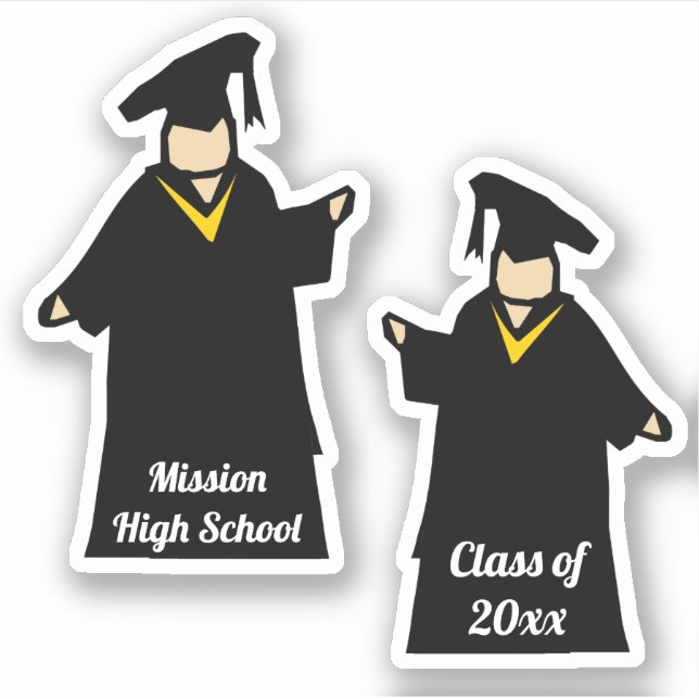 Sticker Étudiants diplômés (Devant)