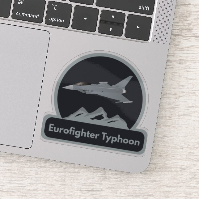 Sticker Eurofighter Typhoon Jet Fighter (Détail)