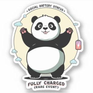 Sticker Événement rare complètement chargé – Batterie soci